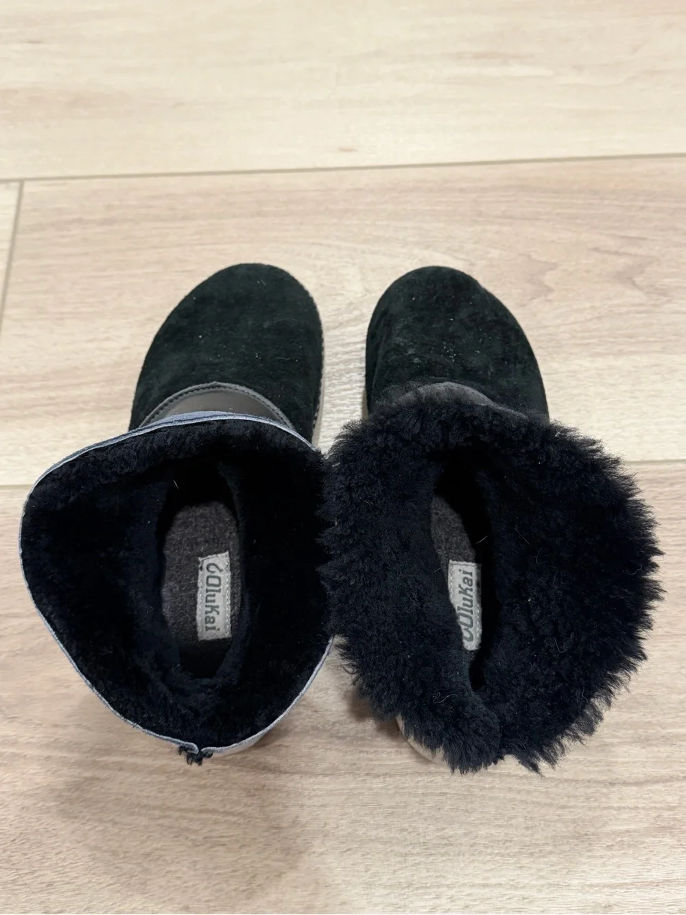 OLUKAI Women’s Size 8 ku'i slipper in black/blue